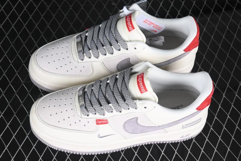Nike Air Force 1 '07 Low Supreme Casual Sneakers with Full-Length Air Cushion - BB7518-020