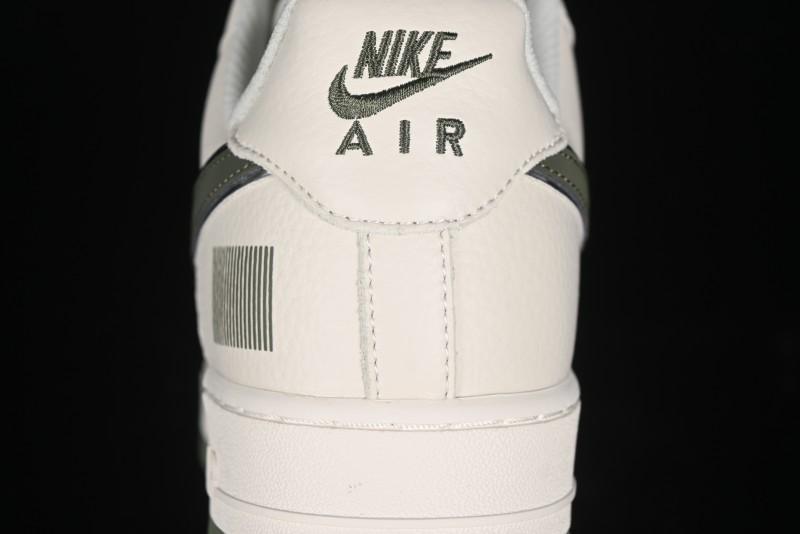 Nike Air Force 1 '07 Low QR Code Military Green Starry Sky Casual Sneakers - CU1836-966