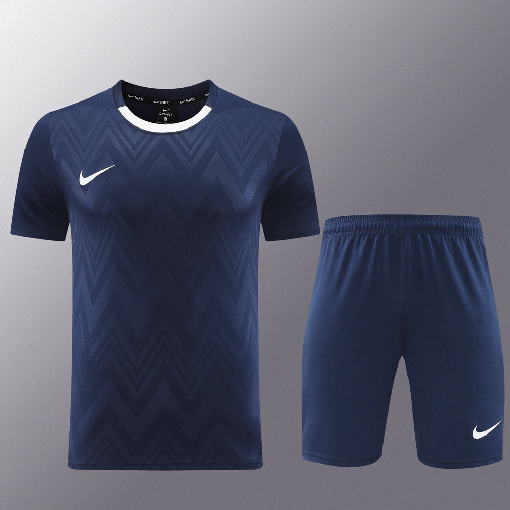ND06 sapphire blue shorts suit S-2XL