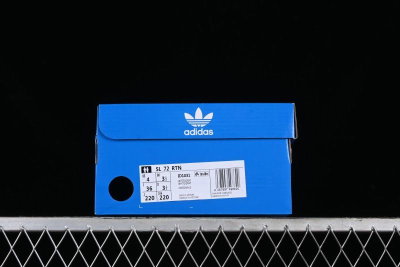 Adidas Originals SL 72 Retro Running Shoes with Nylon Upper and Suede Accents - ID1031