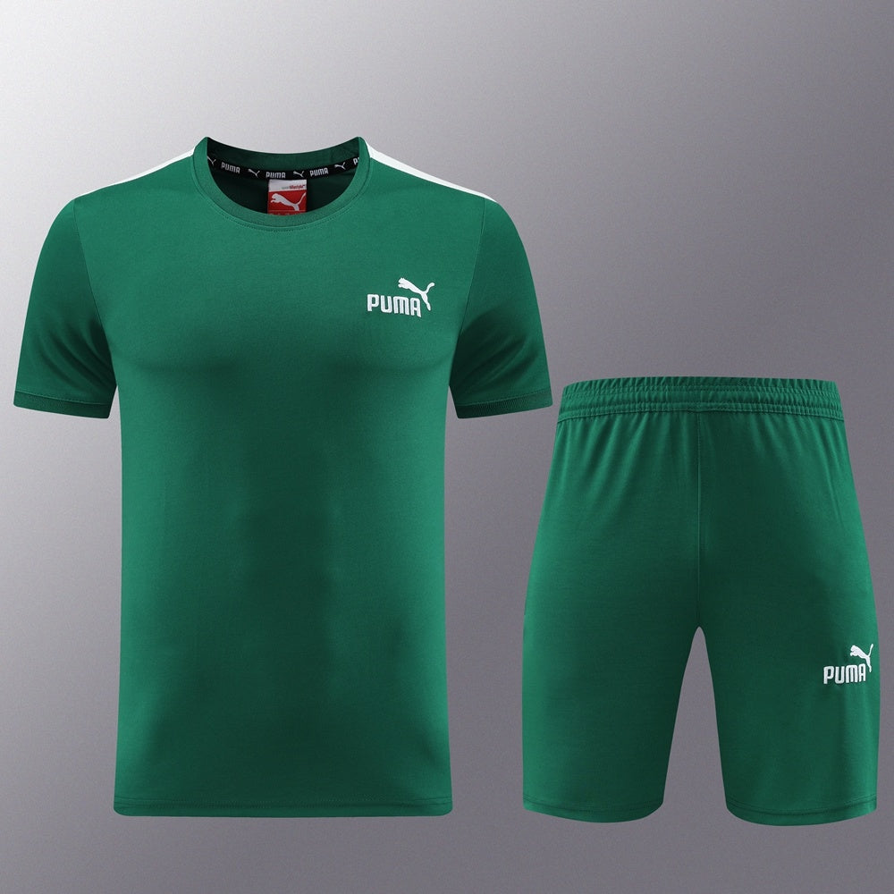 PD01 green shorts suit S-2XL