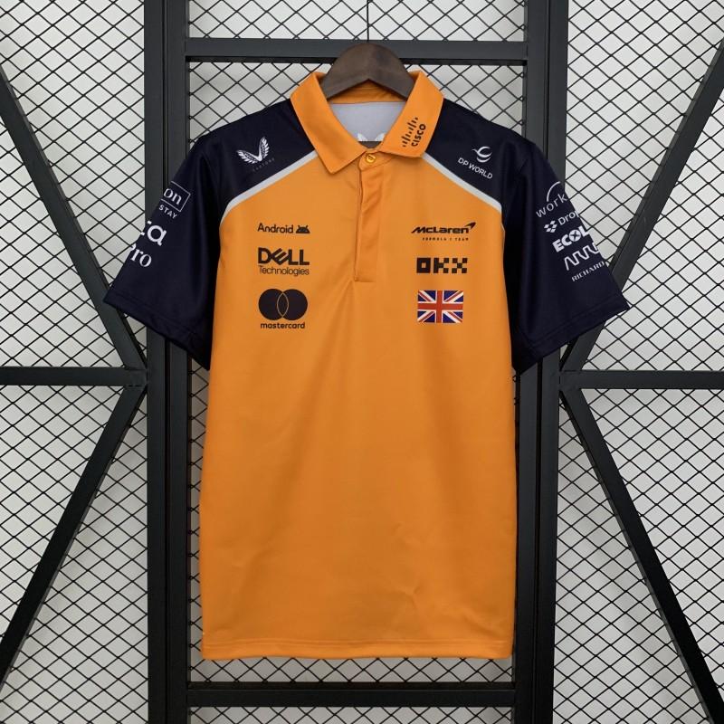2025 Polo F1 Formula Orange Mclaren Norris Jersey