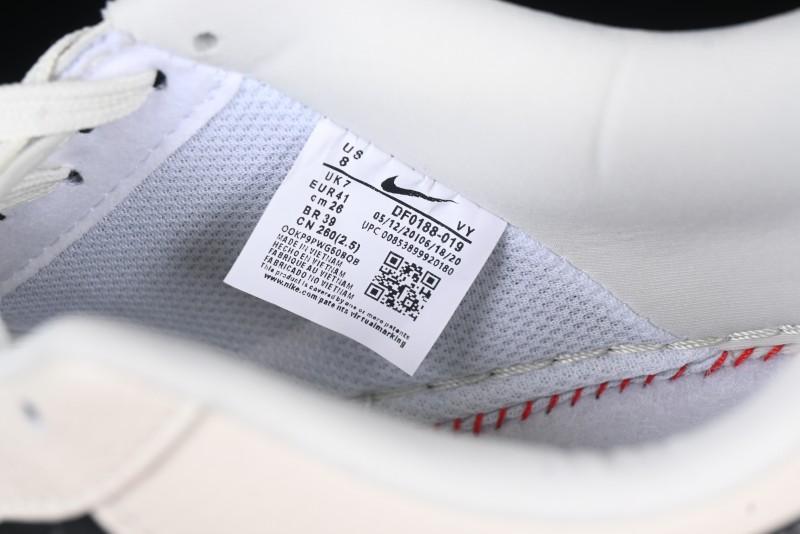 Nike Air Force 1 '07 Low Supreme Collaboration - Beige Black Double Swoosh Casual Sneakers - DF0188-019