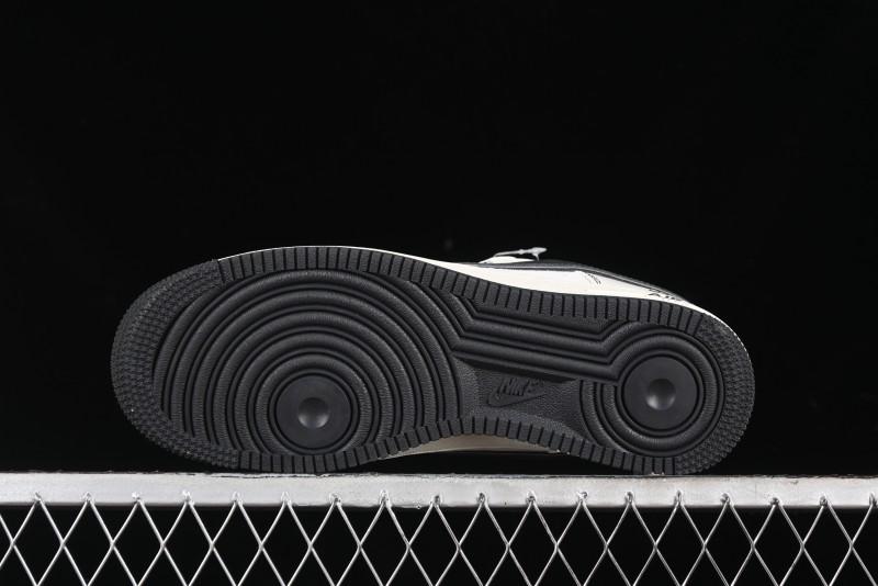 Nike Air Force 1 '07 Low Supreme Collaboration - Beige Grey Pigskin Low-Top Casual Sneakers - XZ6188-018