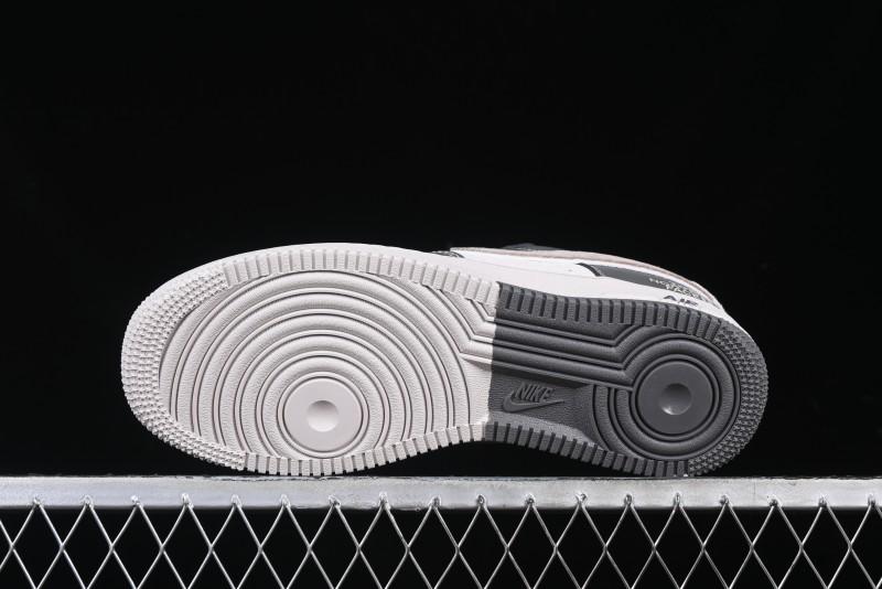 Nike Air Force 1 '07 Low North Face Collaboration Light Grey Two-Tone Low-Top Casual Sneakers - DM6688-046