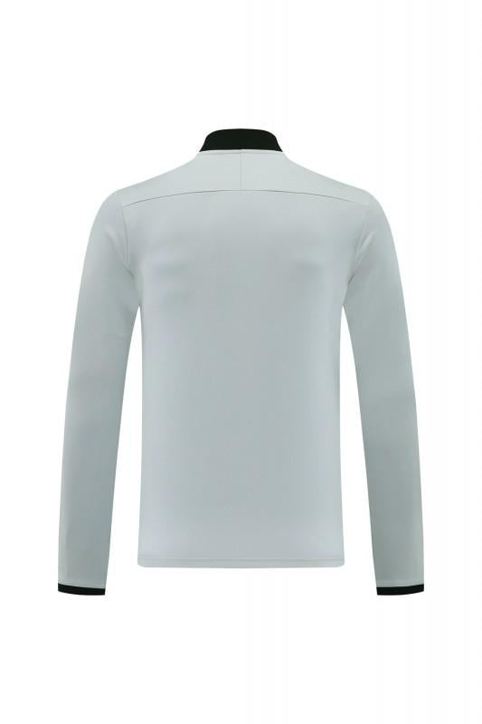 2025 Nike Grey Full Hoodie Zipper Jacket +Long Pants