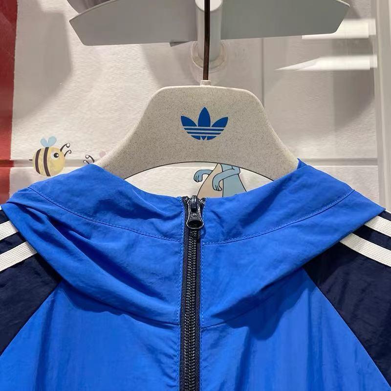 2025 Adidas Original Navy/Green White Windbreaker
