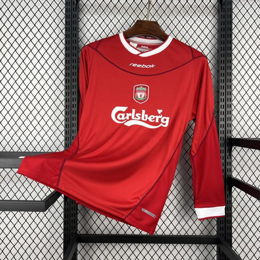 2002/04 Retro Liverpool Home Long Sleeve Jersey