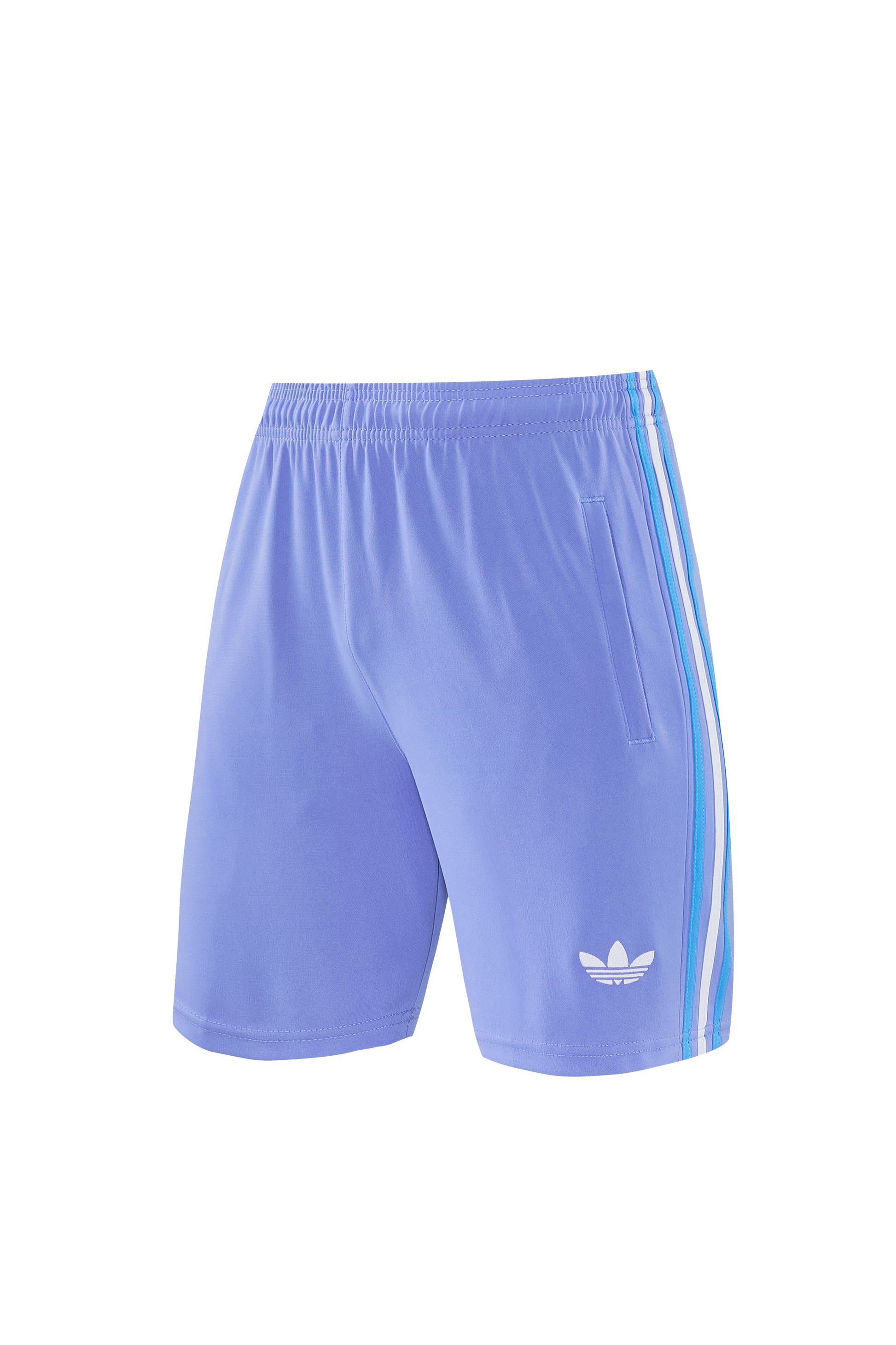 AD11 purple and blue short-sleeved suit S-2XL