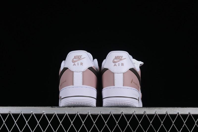 Nike Air Force 1 '07 Low Casual Sneakers in Dusty Rose with Hand-Painted Details - CV8699-578