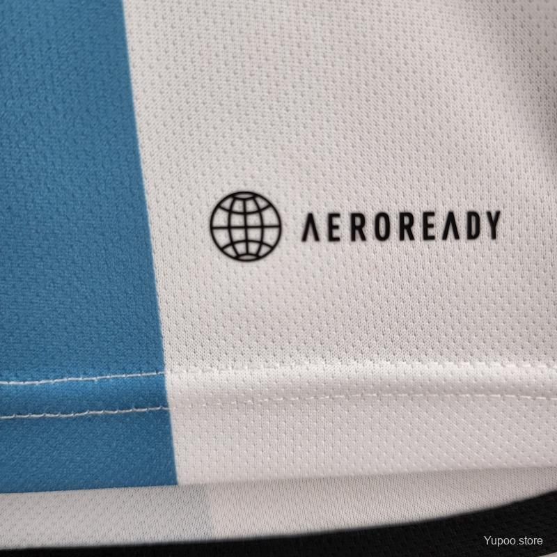 3 Stars Argentina Home Final Match Jersey