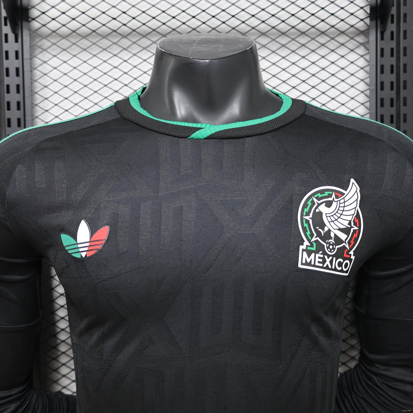 Player Version 26/27 Mexico Away  Black  Long Sleeve  Jersey
