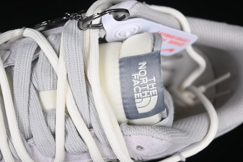 Nike Air Force 1 '07 Low The North Face Collaboration Silver Swoosh Drawstring Casual Sneakers - DM6688-016