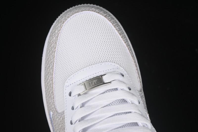 Nike Air Force 1'07 Low Denim Small Swoosh Casual Sneakers - ZH0316-092