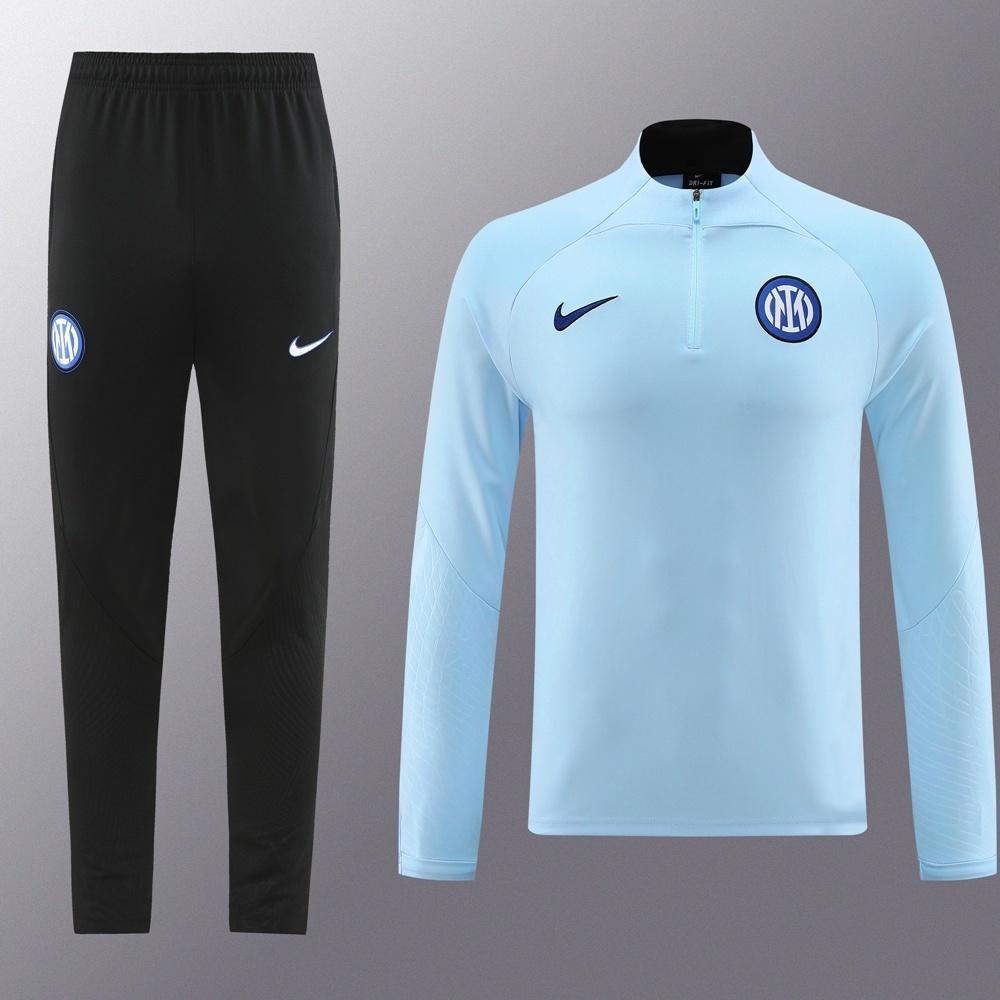 25/26 Inter Milan Sky Blue Half Zipper Jacket+Long Pants