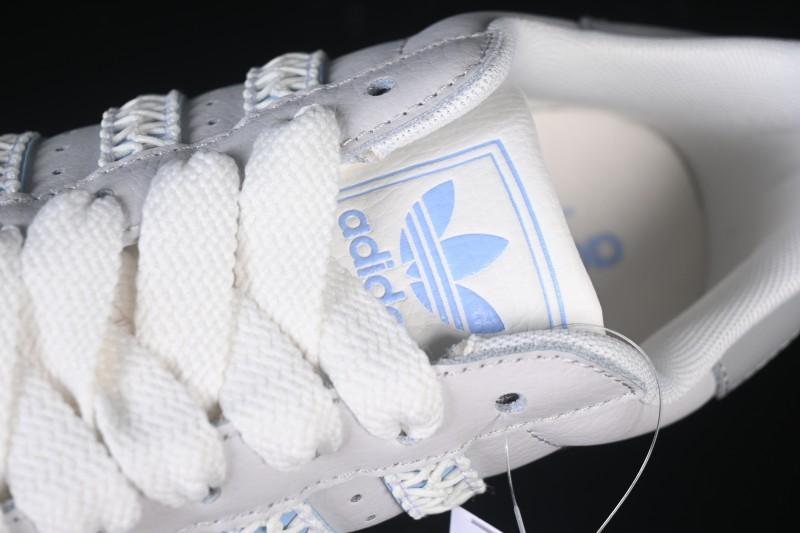 Adidas Superstar II J Casual Sneakers with Shell Toe Design - JQ8729