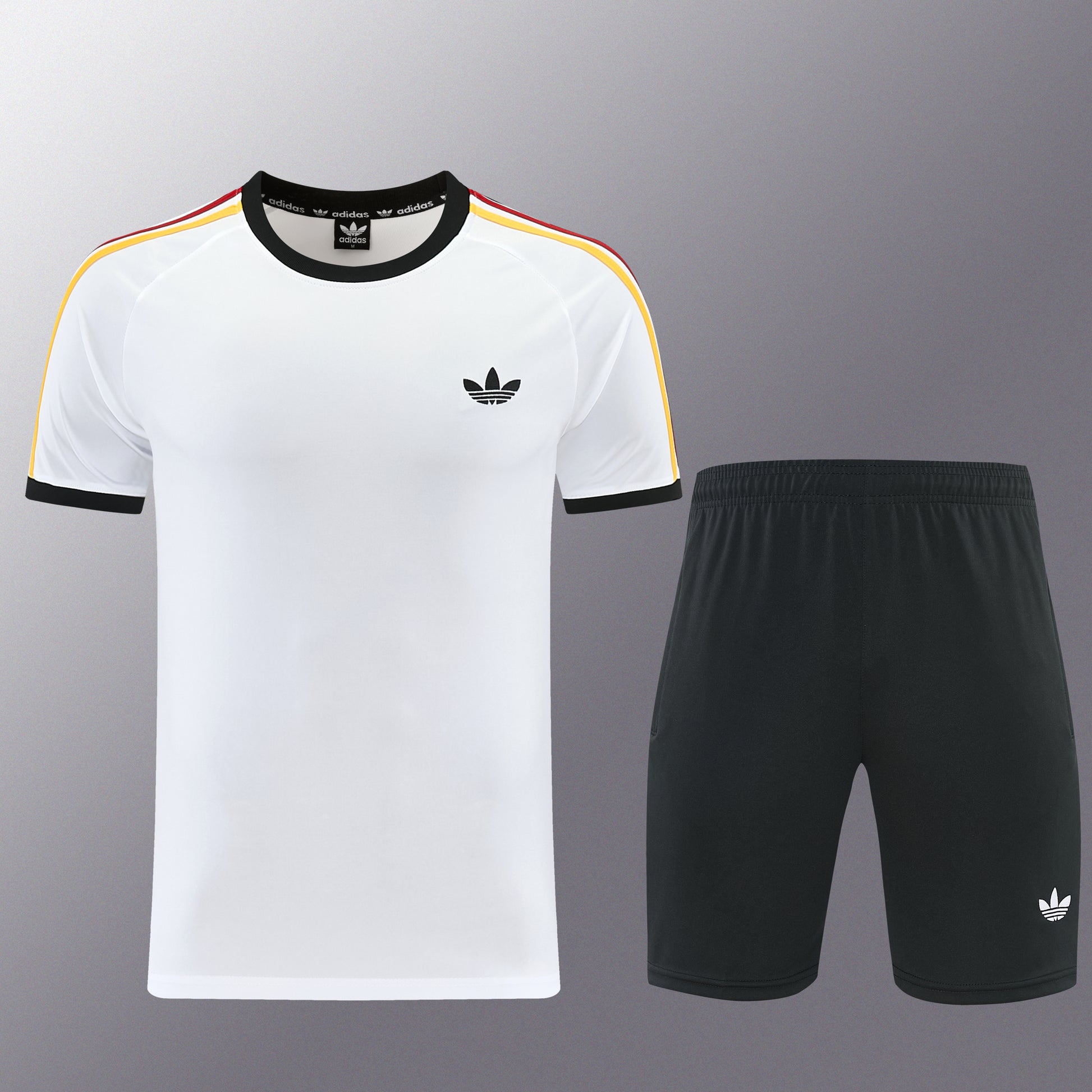 AD11 white shorts suit S-2XL