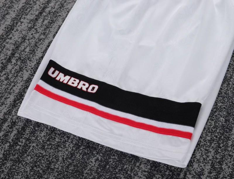 Retro Kids 98/99 Manchester United White Away Jersey