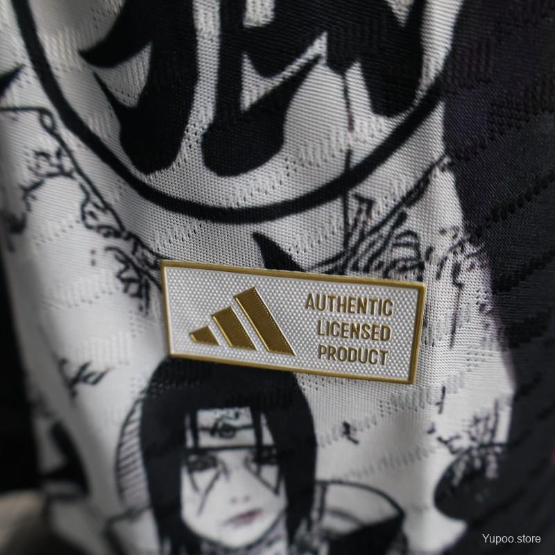Player Version 2025 Japan Black with Anime Character Pattern Jersey