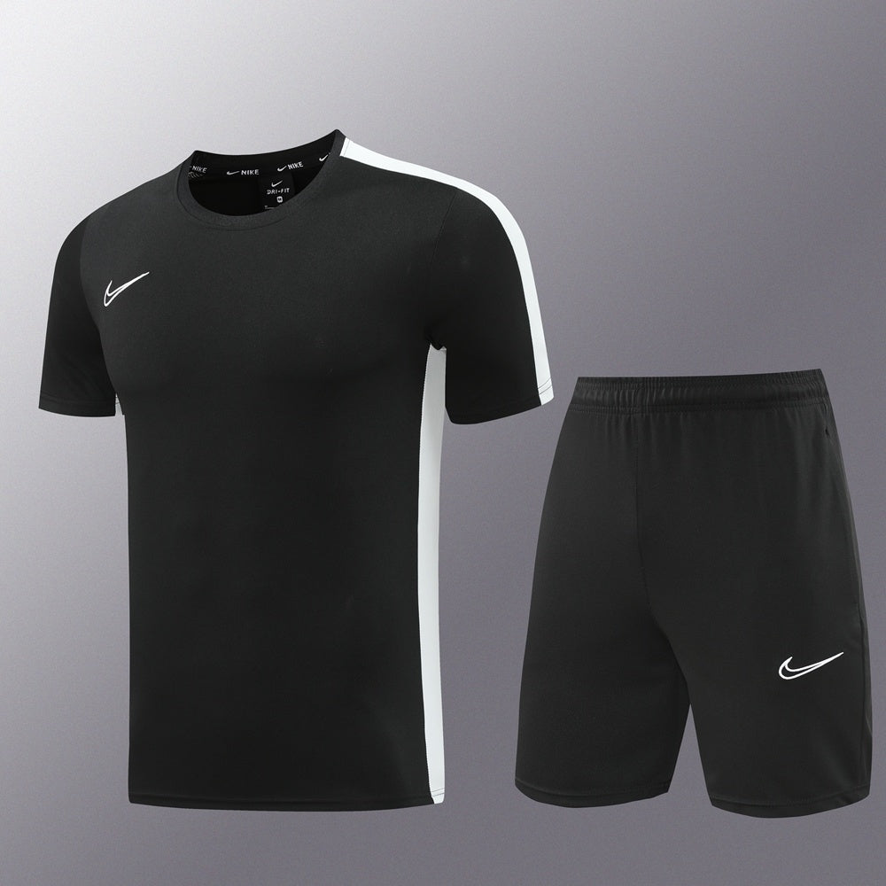 ND02 black shorts suit S-2XL