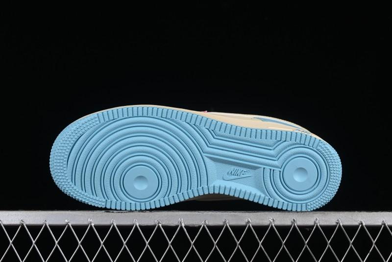 Nike Air Force 1 '07 Low Custom Casual Sneakers with Full-Length Honeycomb Air Cushion - XL2312-555
