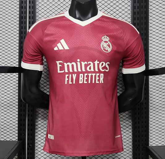 Player Version 26/27 Real Madrid Third Burgundy Red Jersey