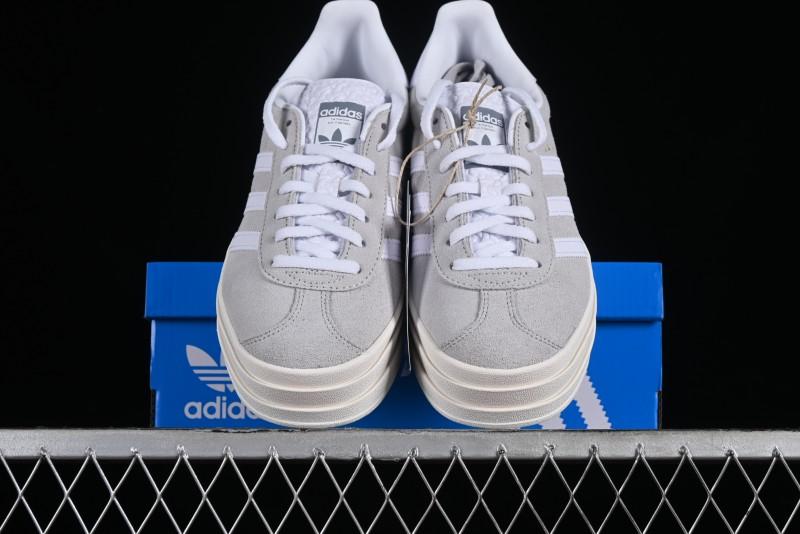 Adidas Originals Gazelle Bold HQ6893 Low-Top Sneakers with Thick Sole for Casual Wear, Slip-Resistant and Durable