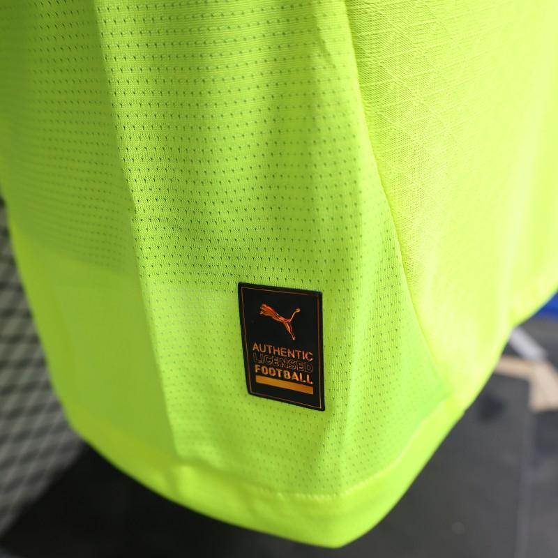 Player Version Borussia Dortmund 25/26 Neon Green Home Jersey with 1&1 Sponsor