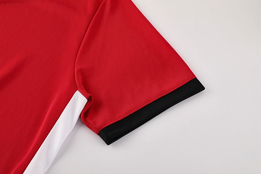 ND08 red shorts suit S-2XL
