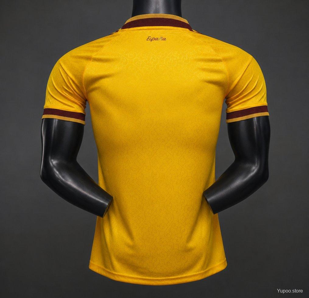 Player Version 2026 Spain Golden Special Jersey