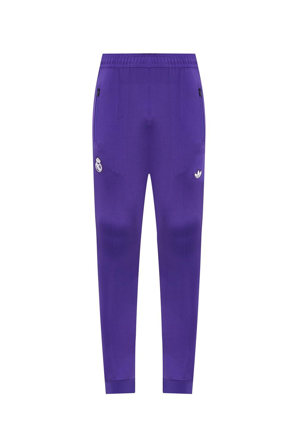 25/26 Real Madrid Purple Full Zipper Jacket +Long Pants