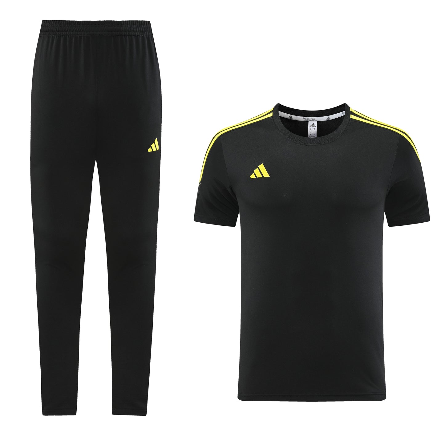 AD02 black and yellow trousers suit S-2XL