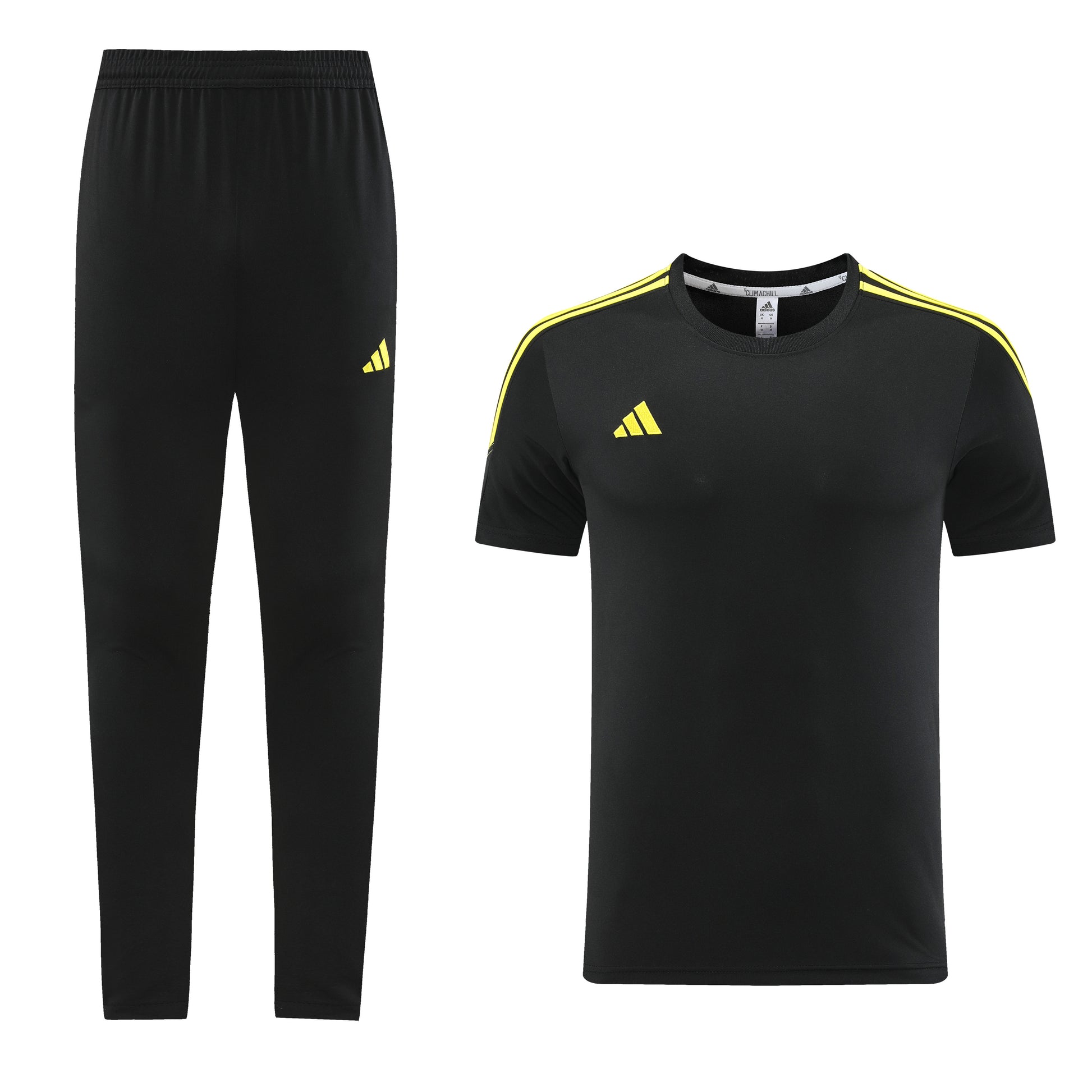 AD02 black and yellow trousers suit S-2XL