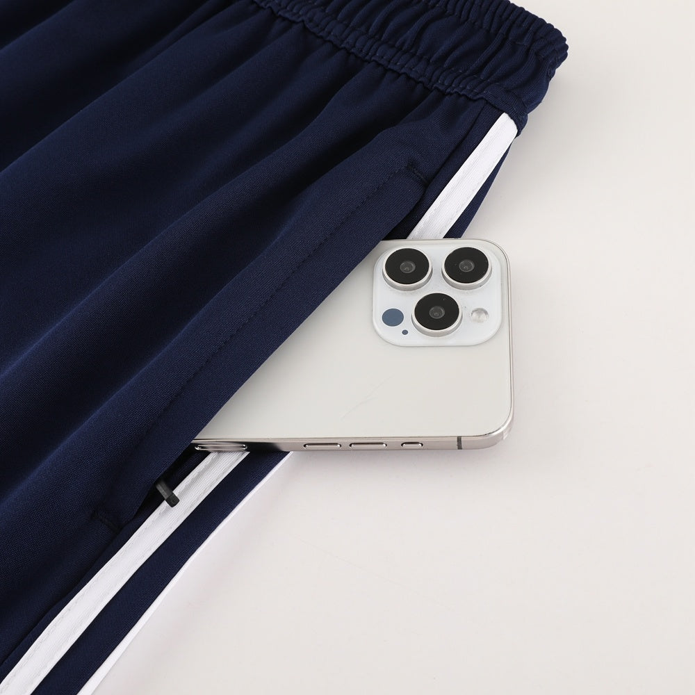 AD07 sapphire blue shorts suit S-2XL