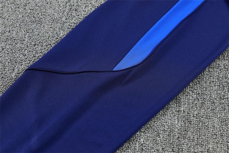 2026 Inter Milan Dark Navy Blue Half Zipper Jacket Tracksuit + Long Pants