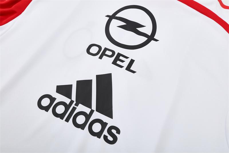 Retro 04/05 AC Milan White Half Zipper Jacket