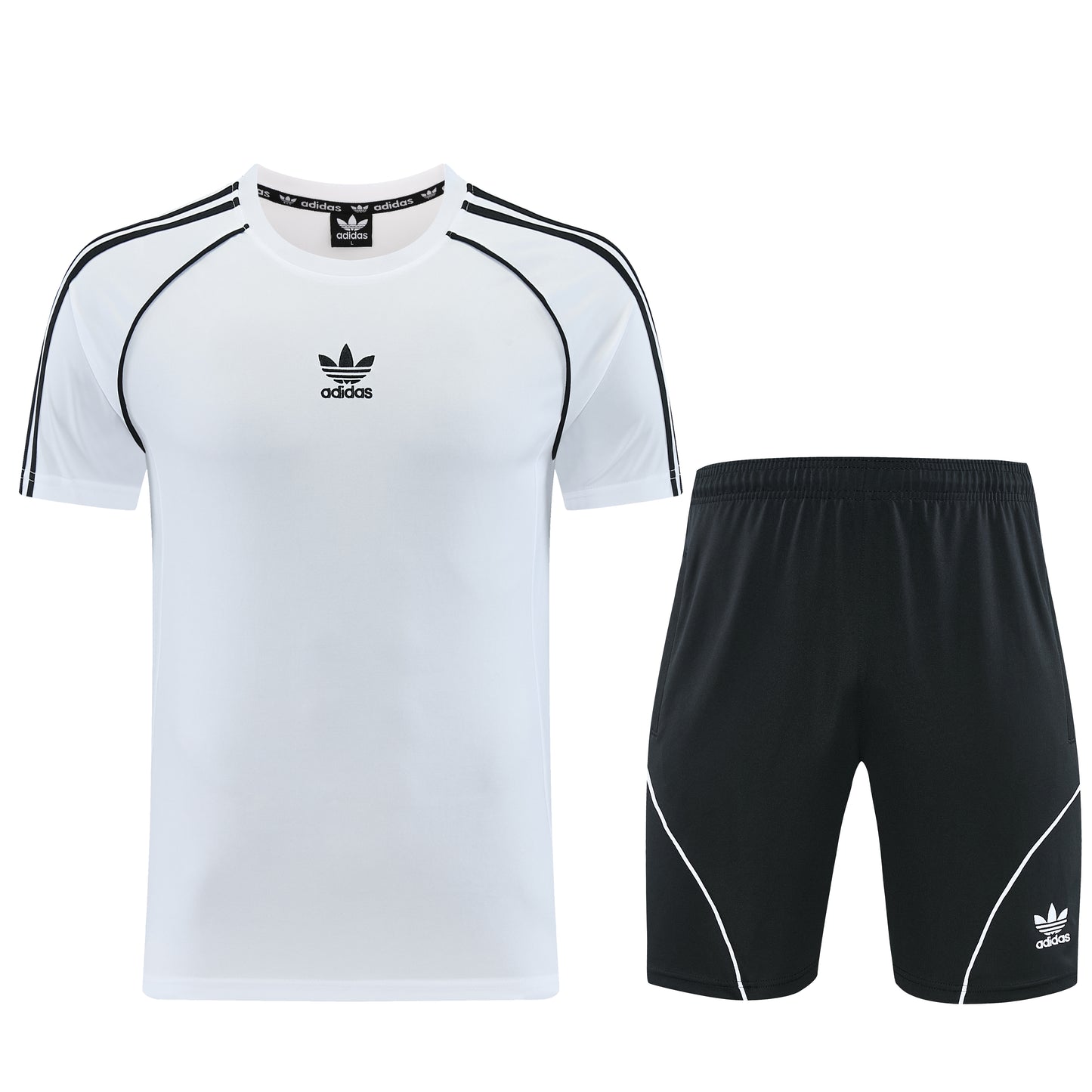 AD15 white shorts suit S-2XL