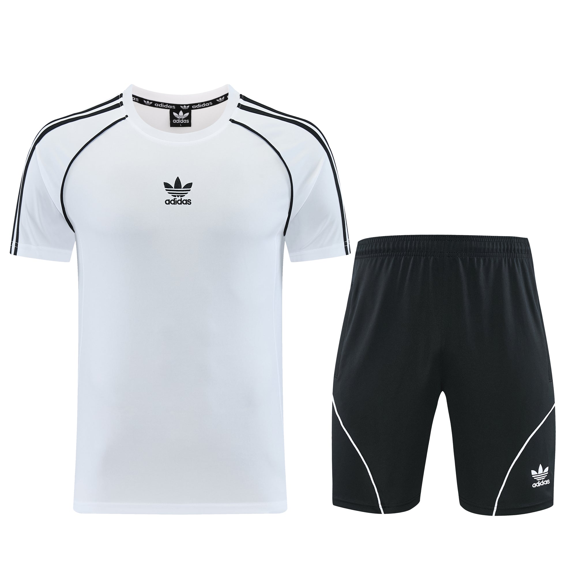 AD15 white shorts suit S-2XL