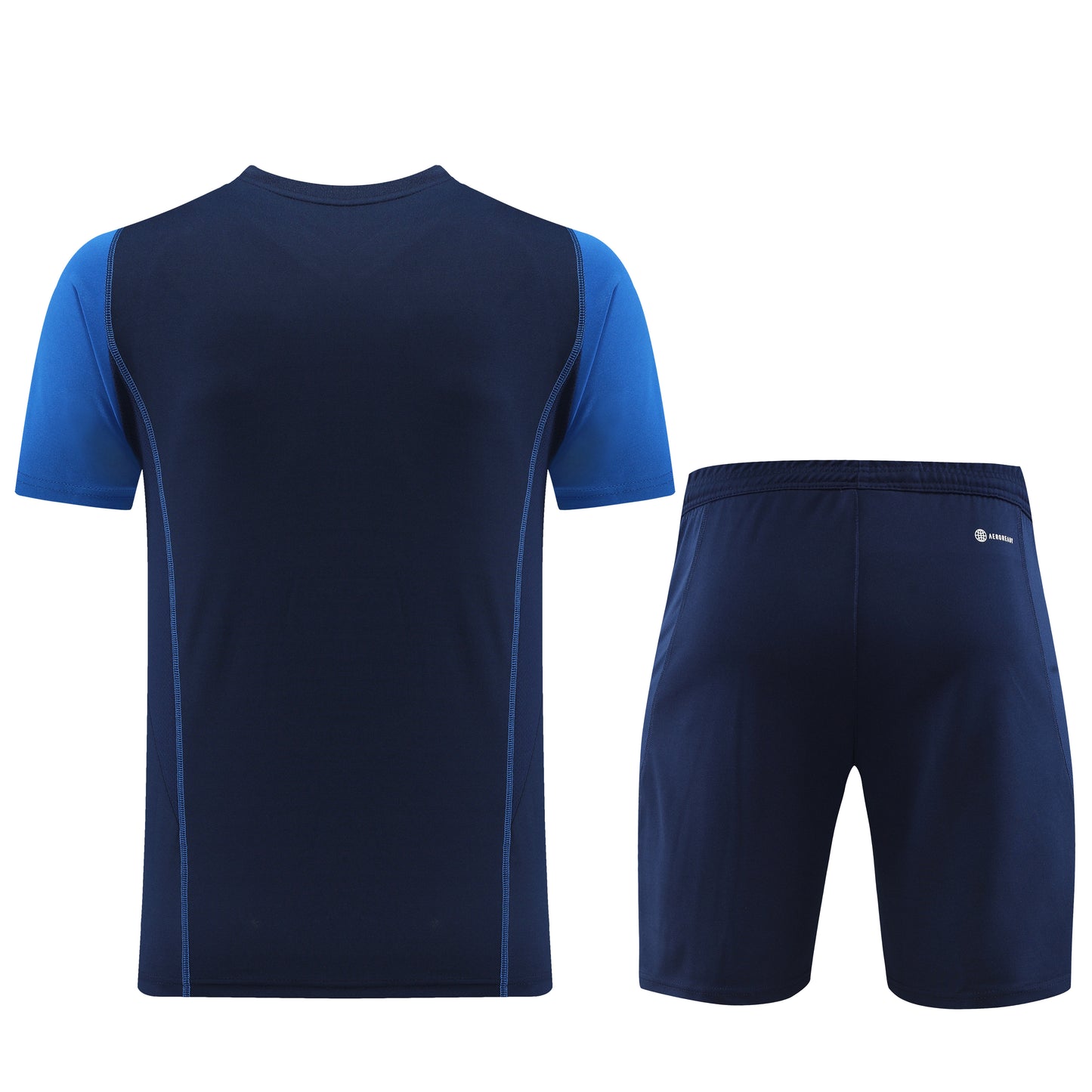 AD03 sapphire blue shorts suit S-2XL