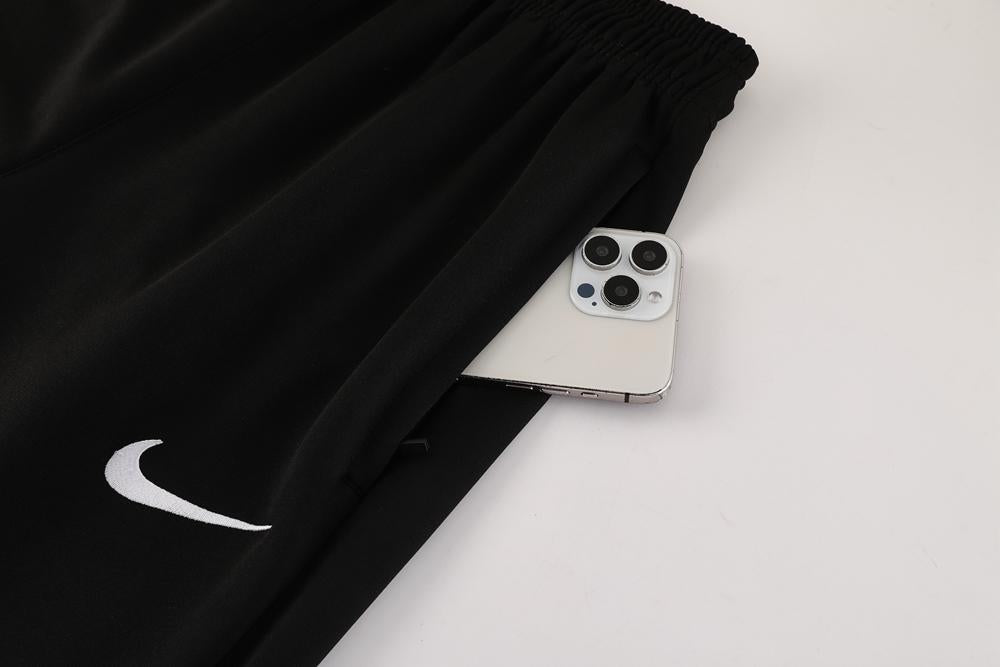 2025 Nike Orange/Black Full Hoodie Zipper Jacket +Long Pants