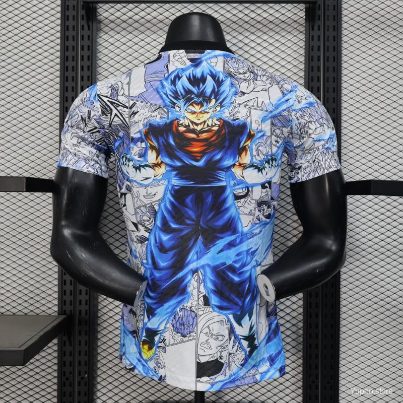 Player Version 2025 Japan White with Dragon Ball Z Anime Design Jersey