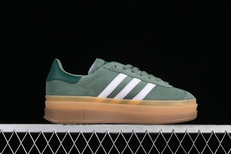 Adidas Originals Gazelle Bold ID6998 Low-Top Sneakers with Thick Sole for Casual Wear, Slip-Resistant and Durable
