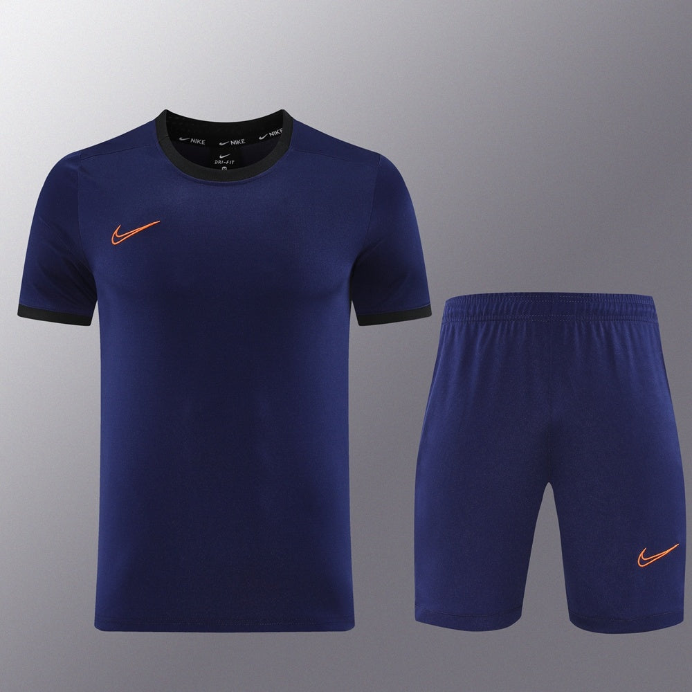 ND08 sapphire blue shorts suit S-2XL