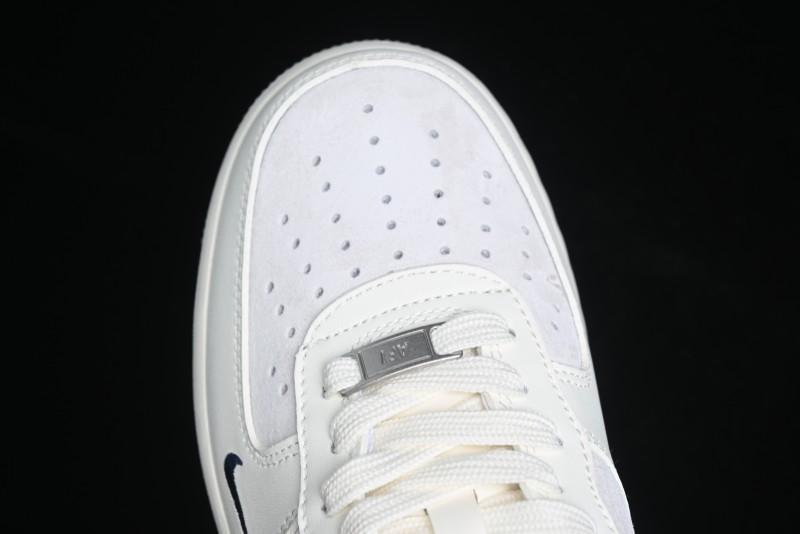 Nike Air Force 1 '07 Low Moncler Collaboration - Light Blue & Pigment Dyed Two-Tone Low-Top Casual Sneakers - CH6336-512