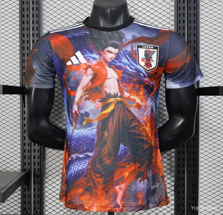 Player Version 2025 Japan Purple with Anime NAZHAI Graphic Jersey