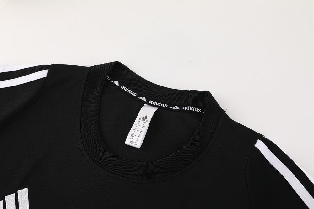 AD06 black shorts suit S-2XL