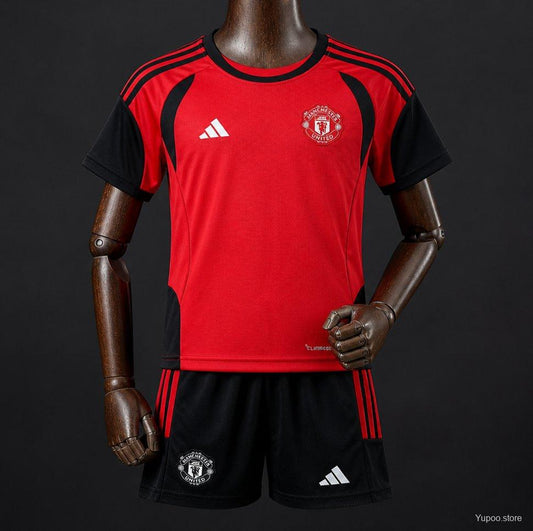 26/27 Kids Manchester United Training Red Jersey