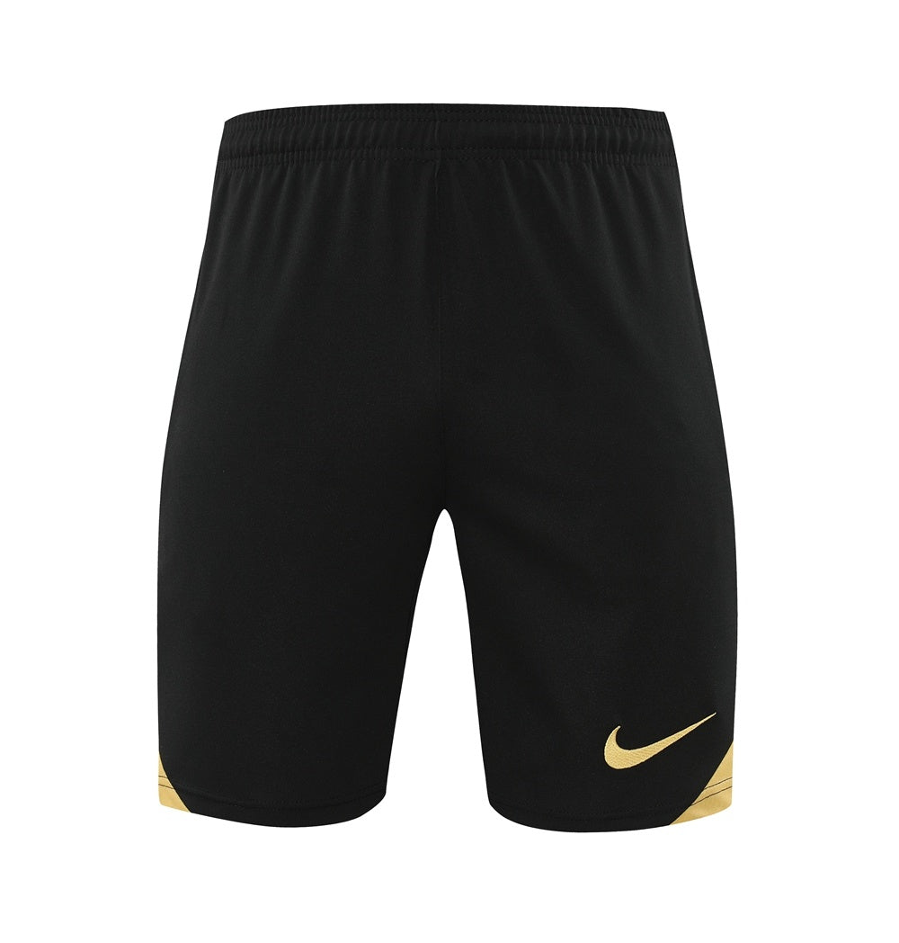 ND05 black gold shorts suit S-2XL