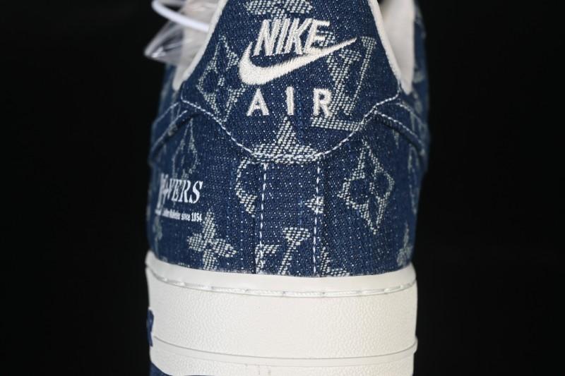 Nike Air Force 1 '07 Low LV Collaboration White Blue Casual Sneakers - YF9511-811