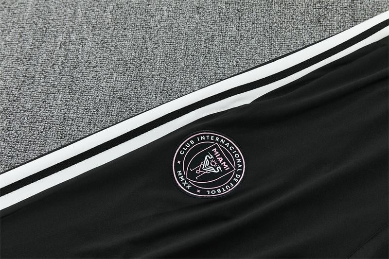 2026 Inter Miami CF Black & White Half Zipper Jacket Tracksuit + Long Pants